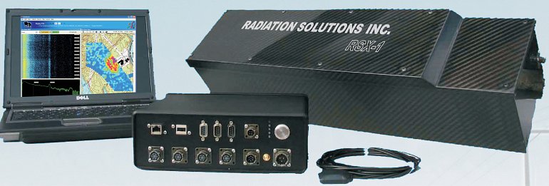 RS700 system with RSX-1 4L NaI gamma detector.Image Courtesy of Radiation Solutions Inc.
