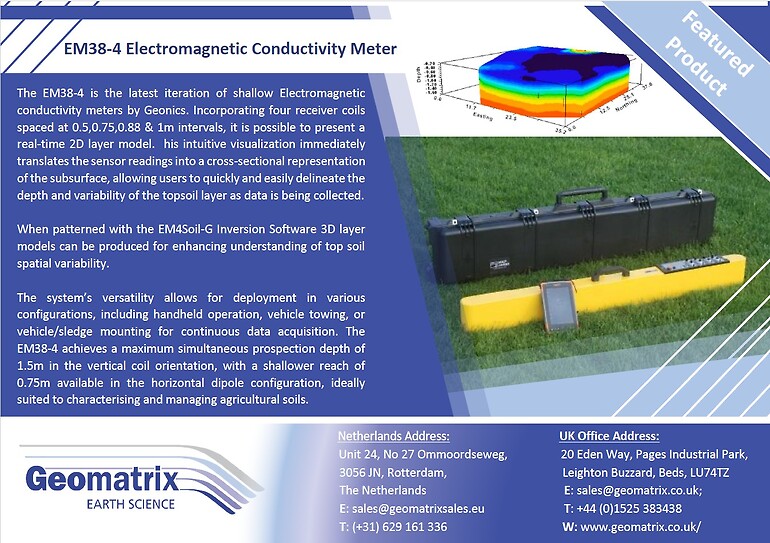 EM38 4 Electromagnetic Conductivity Meter Flyer