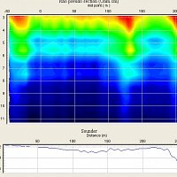Example Marine Resistivity dataset from a fresh water lake.