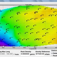 Example Bouguer anomaly map