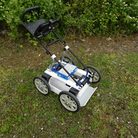 Cart with GV3_8 multi-channel controller and 400MHz GPR antenna