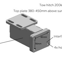 Schematic diagram illustrating the lightning vehicle lift assembly