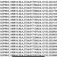 Screen showing the serial data received by the G-862RBS. Image courtesy of Geometrics Inc