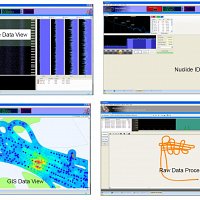 Data quality control and analysis screens offered by RadAssist. Image courtesy of Radiation Solutions Inc.