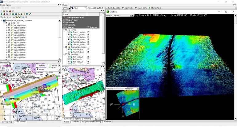 CleanSweep Multibeam 3D visulisation