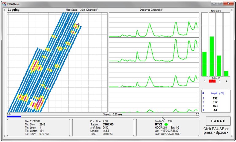 EM63-Flex Data Acquisition software