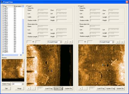 Example of a Geo-coded Observation automatically being grouped on a return pass over the same target.