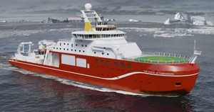 RRS Sir David Attenborough – artist’s impression. Credit: Cammell Laird and British Antarctic Survey (with permission from the British Antarctic Survey)