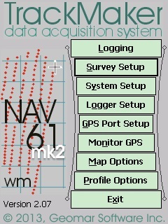 Nav61Mk2 main Screen.