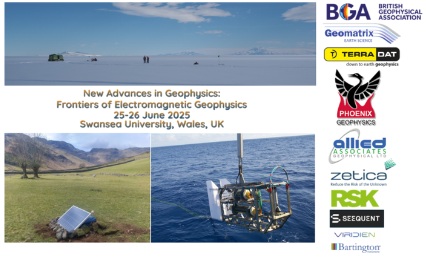BGA “New Advances in Geophysics” Meeting 2025: Frontiers of Electromagnetic Geophysics Logo